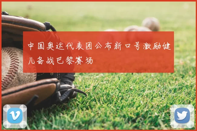 中国奥运代表团公布新口号激励健儿备战巴黎赛场