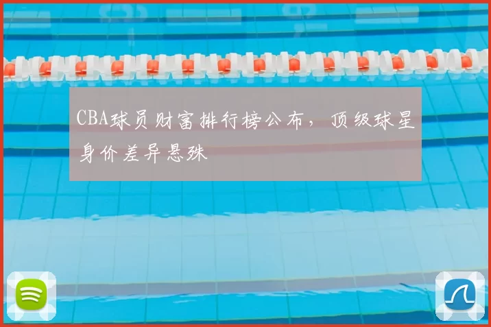 CBA球员财富排行榜公布,顶级球星身价差异悬殊