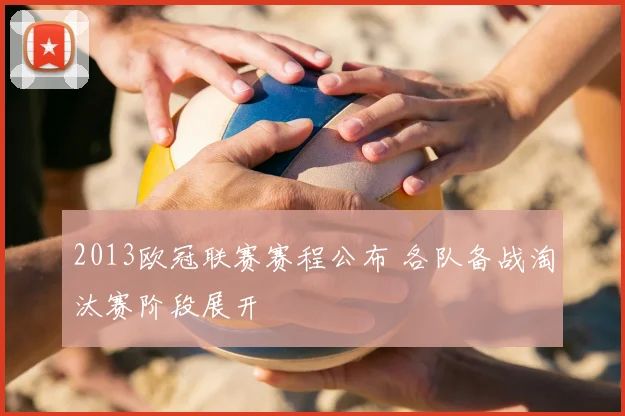2013欧冠联赛赛程公布 各队备战淘汰赛阶段展开